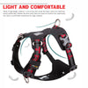 PetsUp 3M Reflective Mesh Padded Dog Vest Front Range No Pull Harness with Handle