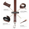 PetsUp 183 Cm Leather Stylish Dog Leash for Small Medium Large Dogs