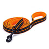 PetsUp Nylon Small Medium Large Dogs Reflective Orange Leash, 200cm Long